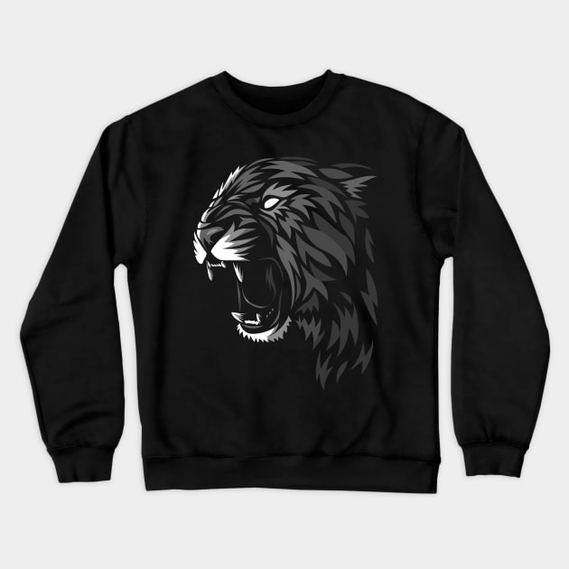 Tribal Leopard Crewneck Sweatshirt by albertocubatas